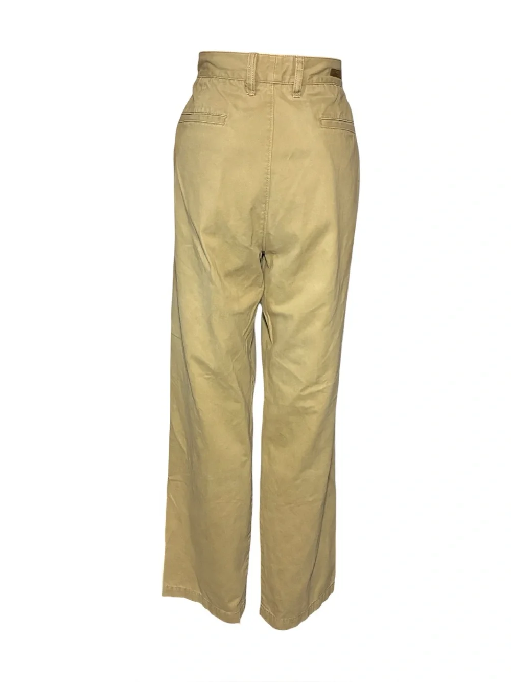 Indigo Palms Men's Pants Size 36x32 Tan Zip Fly Straight Leg Chino 100% Cotton